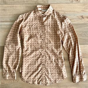 Vintage 70s/80s Ditzy Floral Button-Up